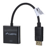 Adapter Lanberg AD-0007-BK (DisplayPort M - DVI-D F; 0,10m; kolor czarny)