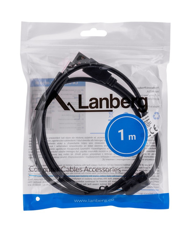 LANBERG KABEL USB-A -> USB-B M/M 1M FERRYT