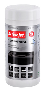 Activejet chusteczki czyszczące 100 szt. AOC-301