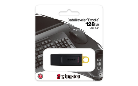 KINGSTON 128GB USB 3.2 Gen1 DataTraveler Exodia B+Y