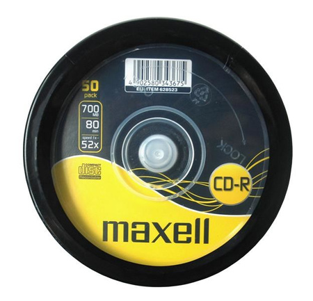 MAXELL CD-R 700MB 50szt 52x80 min, blister