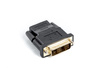 Adapter Lanberg AD-0013-BK (HDMI F - DVI-D M; kolo