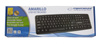Klawiatura membranowa Esperanza AMARILLO EK134 (USB 2.0; (EU); kolor czarny)