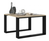 Stolik MODERN MINI 67x67xH40 sonoma/czarny