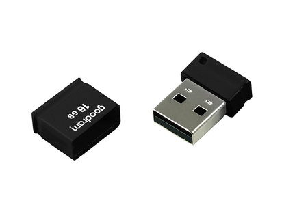 GOODRAM FLASHDRIVE 16GB USB 2.0 PICCOLO BLACK