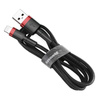 Kabel Baseus CALKLF-C19 (Lightning M - USB 2.0 M; 2m; kolor czarno-czerwony)