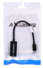 Adapter Lanberg AD-0005-BK (Mini DisplayPort M - HDMI F; 0,20m; kolor czarny)