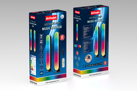 Lampka muzyczna LED Activejet AJE-MUSIC BAR RGB