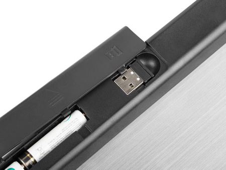 Klawiatura membranowa NATEC Turbot Slim NKL-0968 (USB 2.0; (US); kolor czarny)