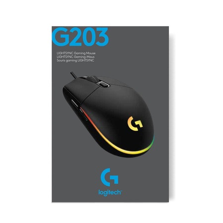 Logitech Mysz G203 Lightsync