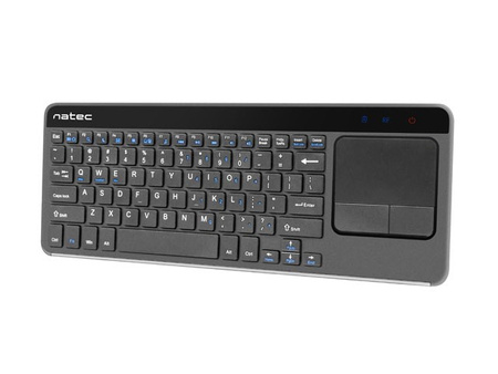 Klawiatura membranowa NATEC Turbot Slim NKL-0968 (USB 2.0; (US); kolor czarny)