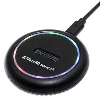 QOLTEC STACJA DOKUJĄCA DYSKÓW SSD M.2 | NVME |SATA