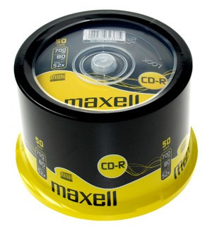 MAXELL CD-R 700MB 50szt 52x80 min, blister