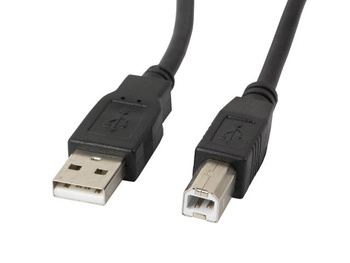 LANBERG KABEL USB 2.0 AM-BM 1.8M, FERRYT, CZARNY