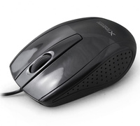 Mysz EXTREME XM110K (optyczna; 1000 DPI; kolor czarny)