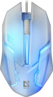 DEFENDER MYSZ CYBER MB-560L 7 KOLORÓW 1200DPI 3P BIAŁA 52561